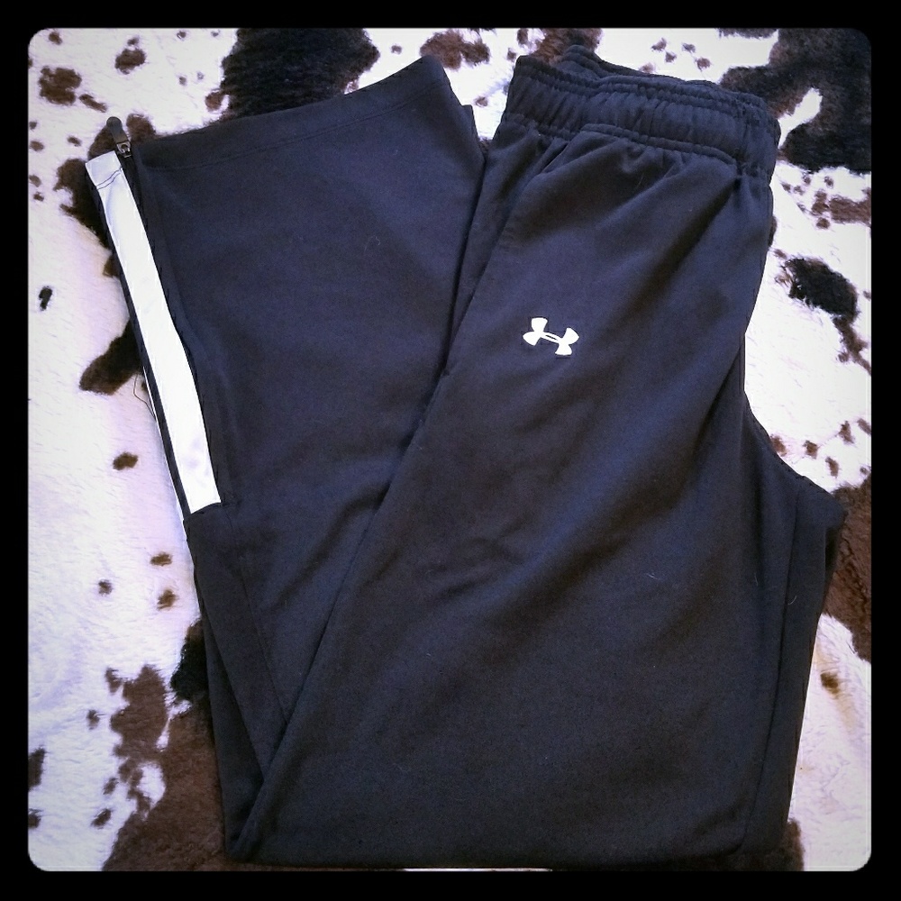 Under Armour sweats.